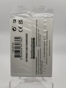2023 Pokemon 004/165 Charmander EB Games Promo Stamped AUS/NZ Exclusive SEALED - Image 2