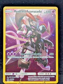 Pokemon Armored Mewtwo Coll. Chest Black Star Promo #SM228 Spanish (#2) - Image 1