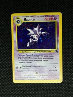 1999 Haunter Zapdos Fossil Holo Rare Lot LP-MP Vintage Pokemon TCG WOTC - Image 2