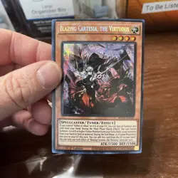Blazing Cartesia, the Virtuous MP23-EN162 Prismatic Secret Rare 1st Ed Yu-Gi-Oh! - Image 2