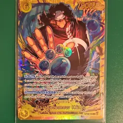 Bandai One Piece Bartholomew Kuma OP12-119 SEC Holo Secret Rare 6/7000 - Image 1