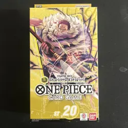 ONE PIECE TCG Charlotte Katakuri (Yellow) Starter Deck (ST-20) Open Box NO PACK! - Image 1