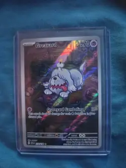 Pokemon Greavard Illustration Rare SV01: Scarlet & Violet Base Set 214/198 NM - Image 1