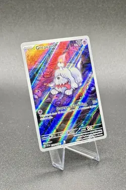 Greavard 214/198 IR Pokemon Scarlet & Violet Base Set Illustration Rare Holo NM - Image 1