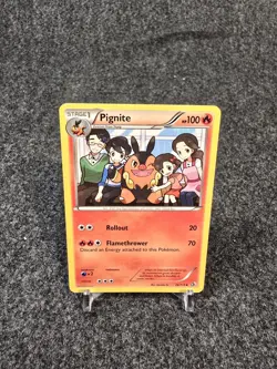 Pokemon TCG Pignite 26/113 Legendary Treasures Regular Card Moderate Play - Image 1