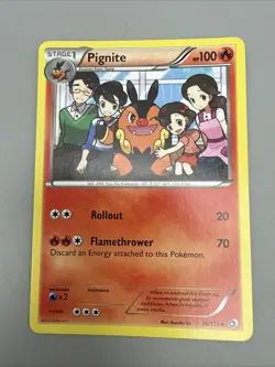 Pokemon TCG Card 2013 Legendary Treasures - Pignite 26/113 - Image 1