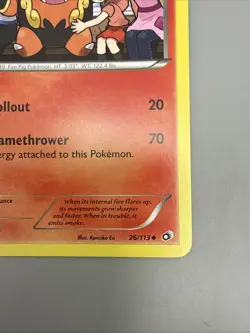 Pokemon TCG Card 2013 Legendary Treasures - Pignite 26/113 - Image 5