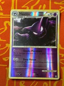 POKEMON TCG HAUNTER 35/102 REVERSE HOLO UNCOMMON EXCELLENT HGSS TRIUMPHANT - Image 1