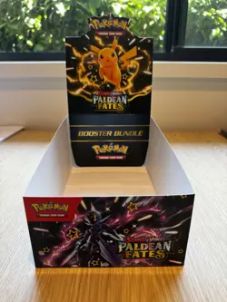 Pokemon TCG - Paldean Fates Booster Bundle Display Box - EMPTY BOX NO CARDS - Image 1