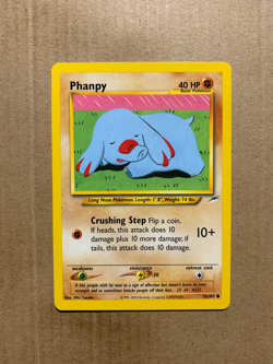 Phanpy 76/105 Neo Destiny - Common Pokemon Card - NM/Mint - Image 1