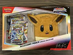 Pokemon Prismatic Evolutions Accessory Pouch Special Collection CASE (6 Boxes) - Image 2