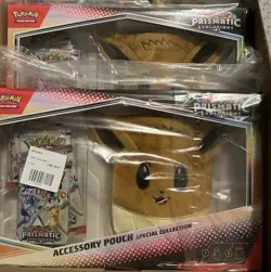 Pokemon TCG: Prismatic Evolutions Accessory Pouch X2 - Brand New & Sealed ✅ - Image 1
