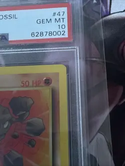 1999 Pokemon Fossil Geodude #47 PSA 10 - Image 4