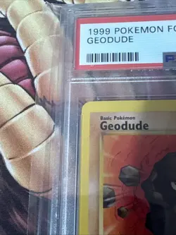 1999 Pokemon Fossil Geodude #47 PSA 10 - Image 5