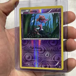 Pokemon TCG Skrelp 44/106 Reverse Holo Common XY Flashfire LP+ Pokemon Card TCG - Image 2