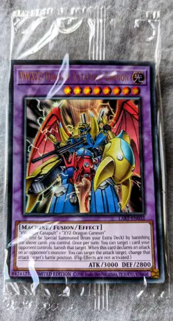 VWXYZ-Dragon Catapult Cannon LART-EN032 Sealed YuGiOh Lost Art Promo Card - Image 2