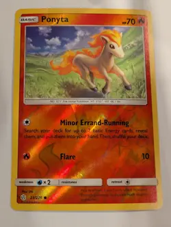 Ponyta 23/236 - Cosmic Eclipse Pokemon Reverse Holo Foil Nice! - Image 1