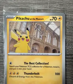 Pikachu at the Museum Black Star Promo Card (oversized) - 2026 UK Sealed Pack - Image 2
