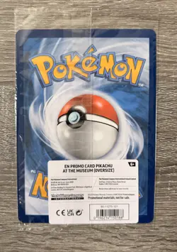 Pikachu at the Museum Black Star Promo Card (oversized) - 2026 UK Sealed Pack - Image 5