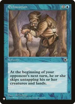 EXHAUSTION - POR REPRINT (PLST) The List - MTG - NM - Image 1