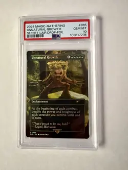 PSA 10 Unnatural Growth (Rainbow Foil) Secret Lair Drop Foil - Image 1
