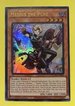 YuGiOh! ~ Medius the Pure DUAD-EN008 ~ Duelist's Advance ~ 1st Ed. Ultra Rare NM - Image 1