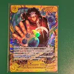 Namco One Piece Legacy Bartholomew Kuma OP12-119 Foil Secret Rare 7000 Power - Image 1