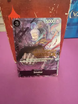 One Piece Card Smoker Pre-Release Winner Stamp P-025 New Sealed Promo English - Image 1