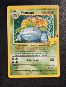 2021 Pokemon Celebrations Venusaur Holo 15/102 Classic Collection Base Set NM - Image 1