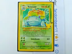 Venusaur Celebrations Classic Collection card BASE SET ART 15/102 Pokemon 2021 - Image 3