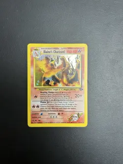 Blaine’s Charizard Holo #2/132 2000 Pokemon Gym Challenge Exc WOTC Vintage - Image 1