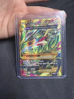M Rayquaza EX Shiny Full Art Holo Card 98/98 XY-Ancient Origins LP - Image 2
