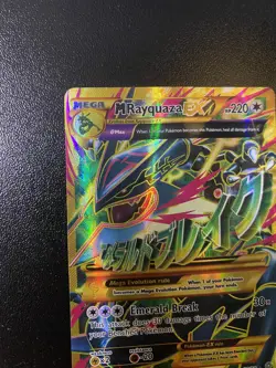 M Rayquaza EX Shiny Full Art Holo Card 98/98 XY-Ancient Origins - Image 3