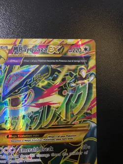 M Rayquaza EX Shiny Full Art Holo Card 98/98 XY-Ancient Origins - Image 4