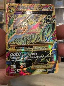 M Rayquaza EX Shiny Full Art Holo Card 98/98 XY-Ancient Origins 2015 NM+ - Image 1