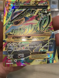 M Rayquaza EX Shiny Full Art Holo Card 98/98 XY-Ancient Origins 2015 NM+ - Image 3