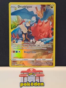Pokemon TCG Druddigon Tg09/Tg30 Swsh12: Silver Tempest Trainer Gallery NM/MT - Image 1