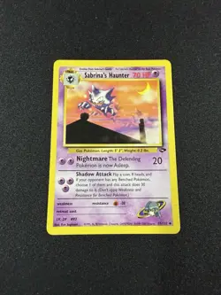 SABRINA'S HAUNTER - 55/132 - GYM CHALLENGE - POKEMON CARD - LP - Image 1