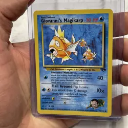 Giovanni's Magikarp 73/132 Gym Challenge Common Pokemon Card NM/MT Pokemon WOTC - Image 1