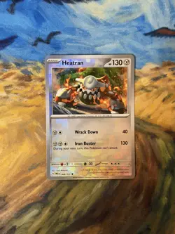 Pokemon TCG Heatran 068/131 Prismatic Evolutions Pokeball Reverse Holo Card - Image 1