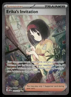 Pokemon Cards Erika's Invitation 203/165 151 Special Illustration Rare NM - Image 1