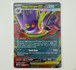 Mega Gengar ex 056/094 Phantasmal Flames Double Rare Holo Pokemon Card TCG - Image 1