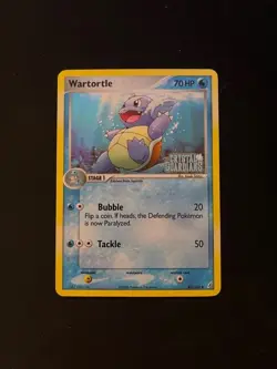 Wartortle 42/100 Reverse Holofoil Stamped EX Crystal Guardians Pokemon Card NM - Image 1