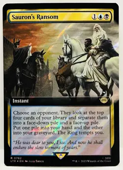 Sauron's Ransom (Extended Art) (Surge Foil) -#782-Universes Beyond: LOTR -NM - Image 1