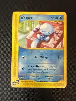 Wooper 066/147 Aquapolis Regular Pokemon Near Mint S604 - Image 1