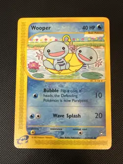 Wooper 117/147 Aquapolis Regular Pokemon Near Mint S606 - Image 1