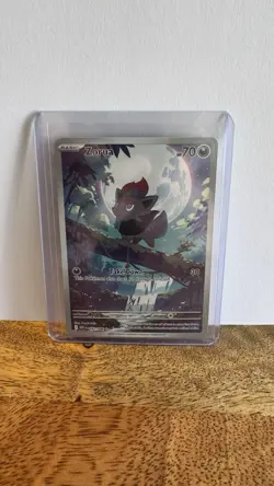 Pokemon Zorua SV: White Flare Holo Illustration Rare 142/086 Basic 70 HP Card - Image 1