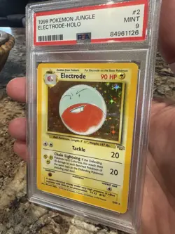 Pokemon Electrode Holo Rare Fossil PSA 9 - Image 3