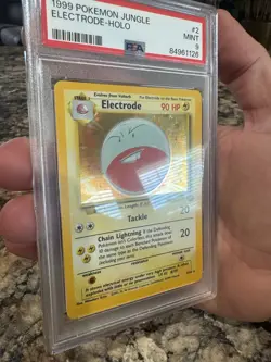 Pokemon Electrode Holo Rare Fossil PSA 9 - Image 4