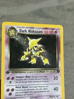 1st Edition Dark Alakazam 1/82 - Team Rocket - Holo - Pokemon - Image 4